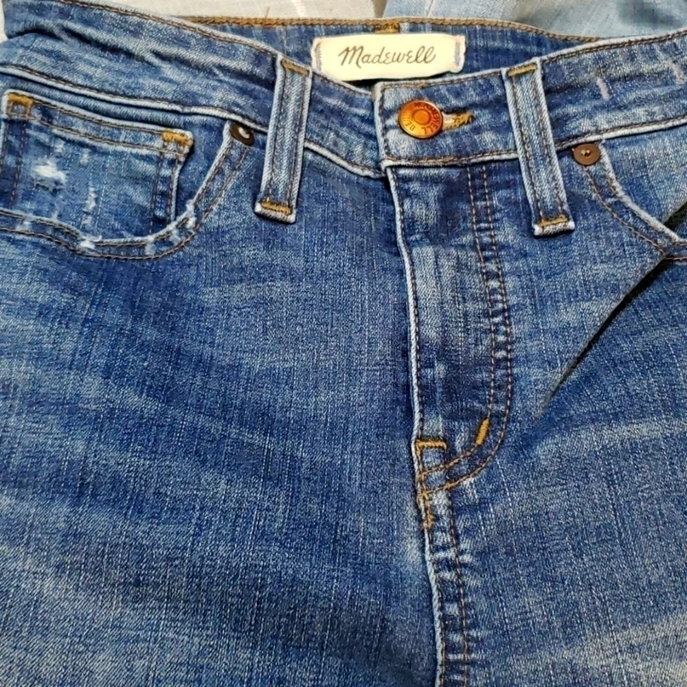 Madewell Curvy High-Rise Skinny Jeans: Drop Step-Hem,Size 24